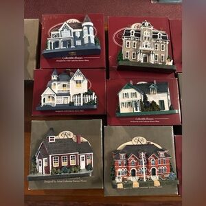 KM Victorian Houses 12pc Maritime PEI Inspired Architectural Miniatures